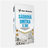 DEN BRAVEN Sádrová omítka G300 5kg bílá